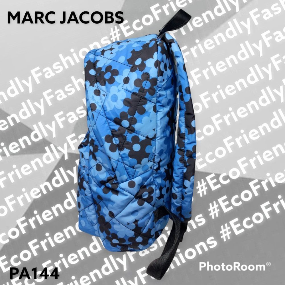 Marc Jacobs New York Women's Multicolor Quilted Floral Nylon Backpack - Picture 6 of 8